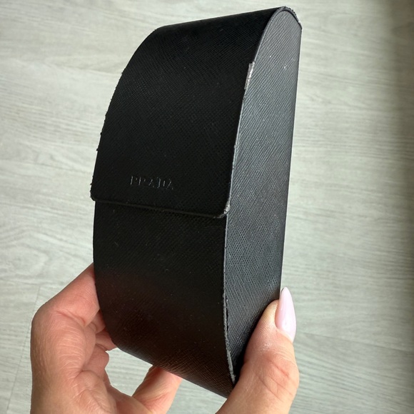 PRADA srp32p 57017 oversized black glossy sunglasses - Picture 16 of 16